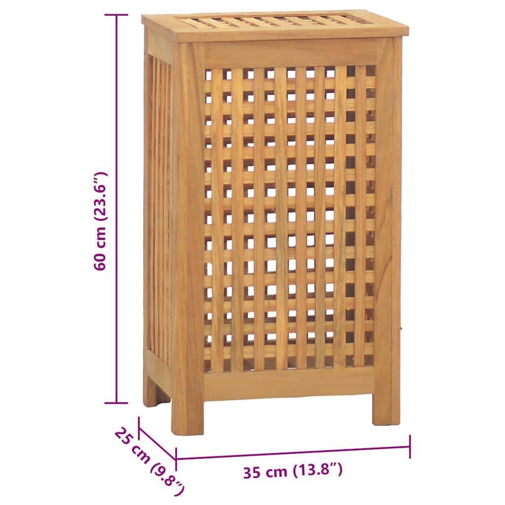 Wash Bin 35x25x60 cm Solid Wood Teak