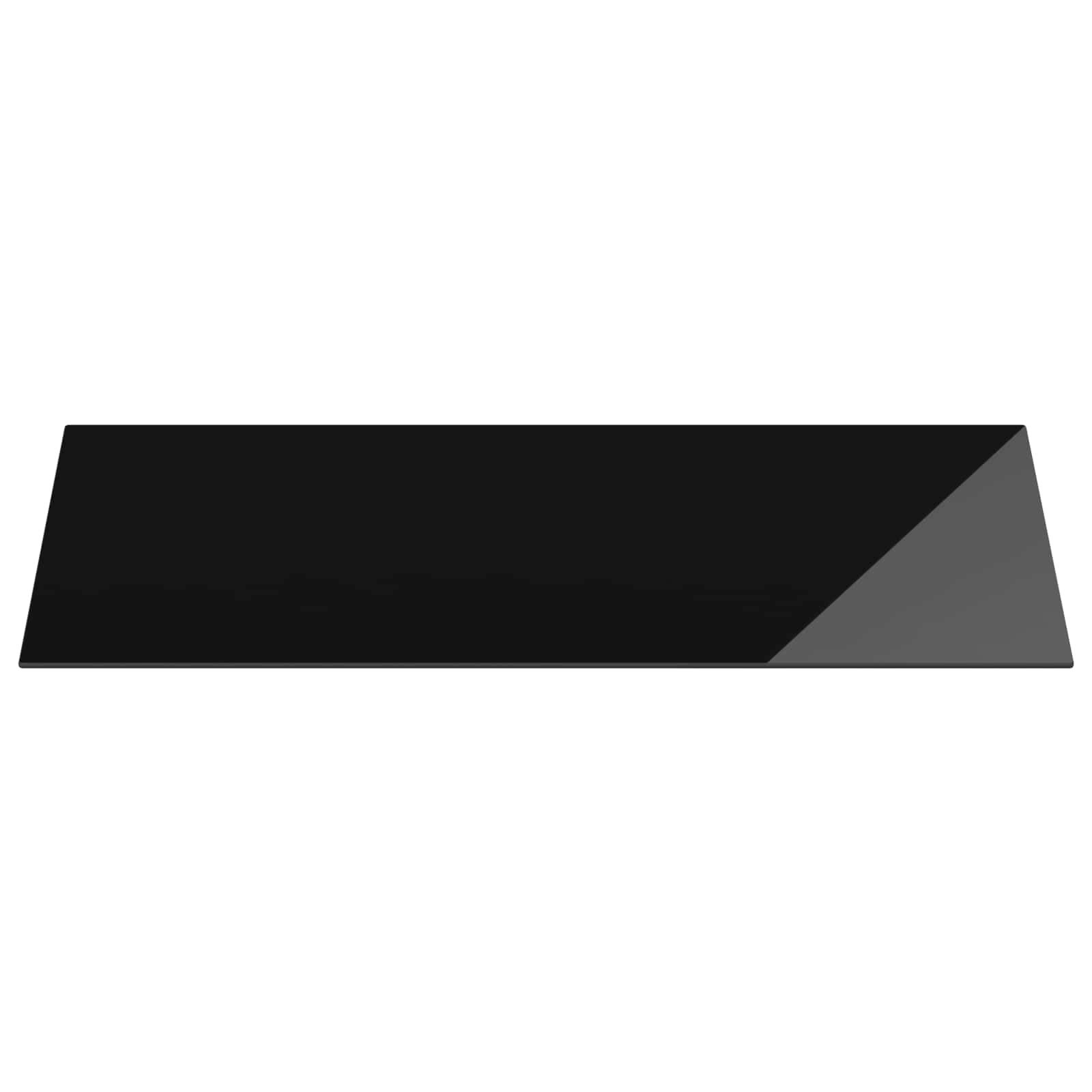 Table Top 4 pcs Black Tempered Glass