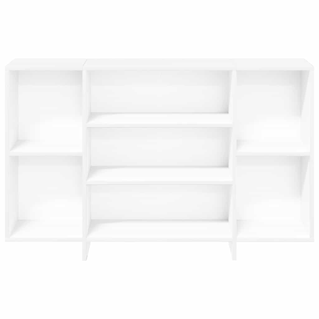 Sideboard White 120x30x75 cm Engineered Wood