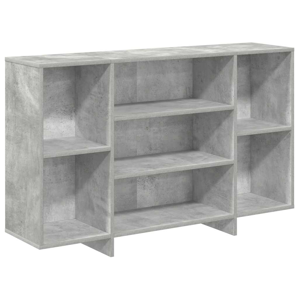 Sideboard Concrete Grey 120x30x75 cm Engineered Wood