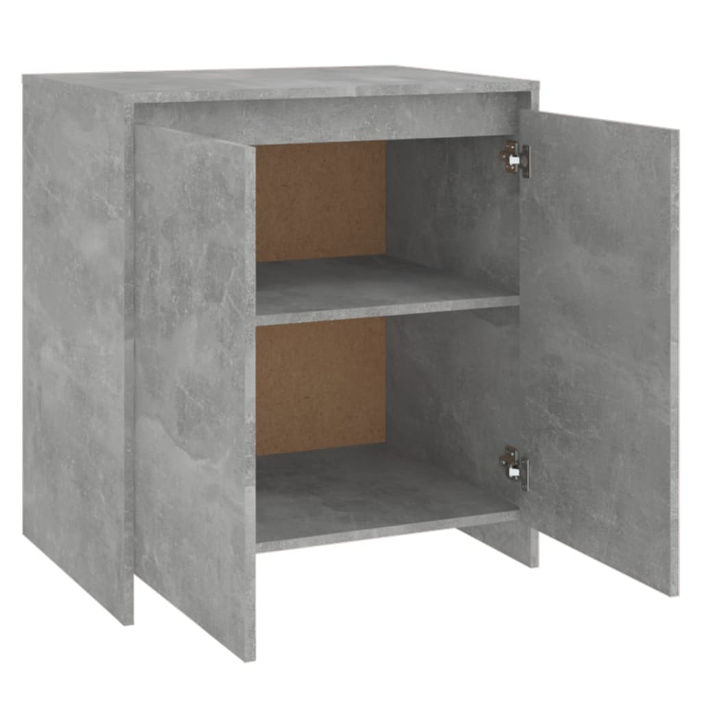 Sideboard Concrete Grey 70x41x75 cm Engineered Wood