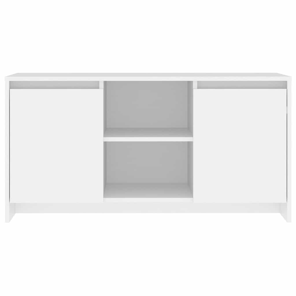 TV Cabinet White 102x37.5x52.5 cm Engineered Wood