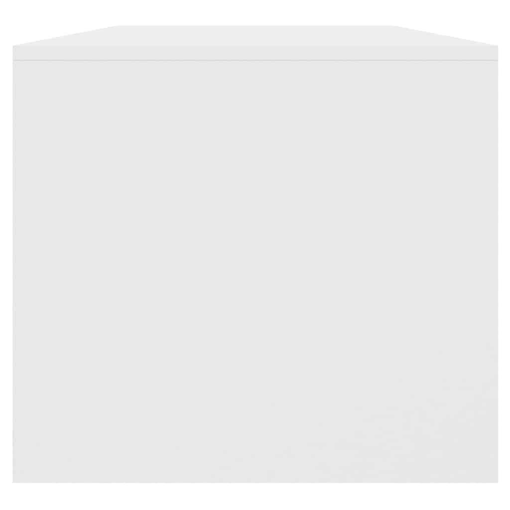 Coffee Table White 102x50x45 cm Engineered Wood