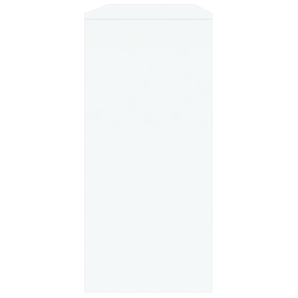 Console Table White 100x35x76.5 cm Engineered Wood