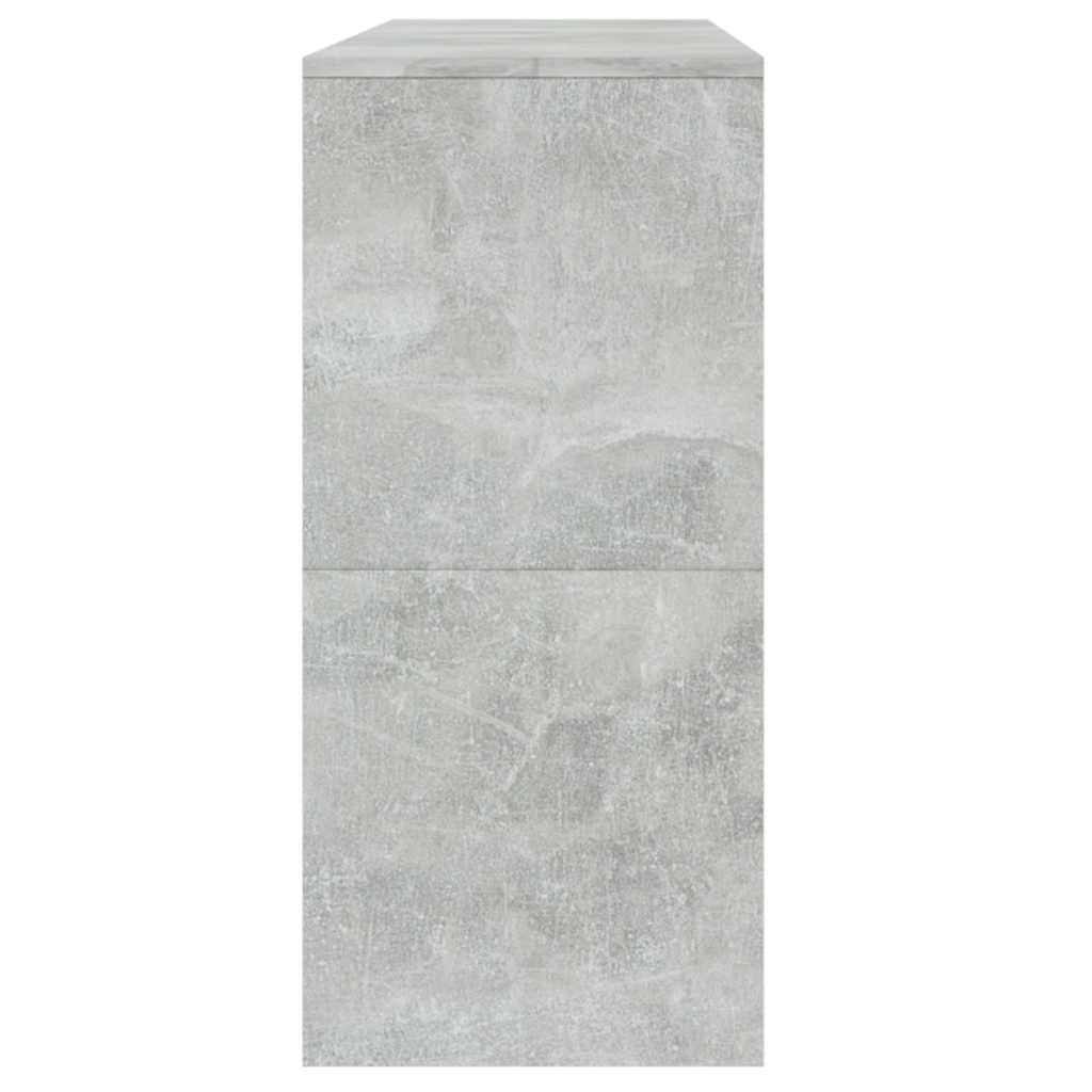 Console Table Concrete Grey 100x35x76.5 cm Engineered Wood