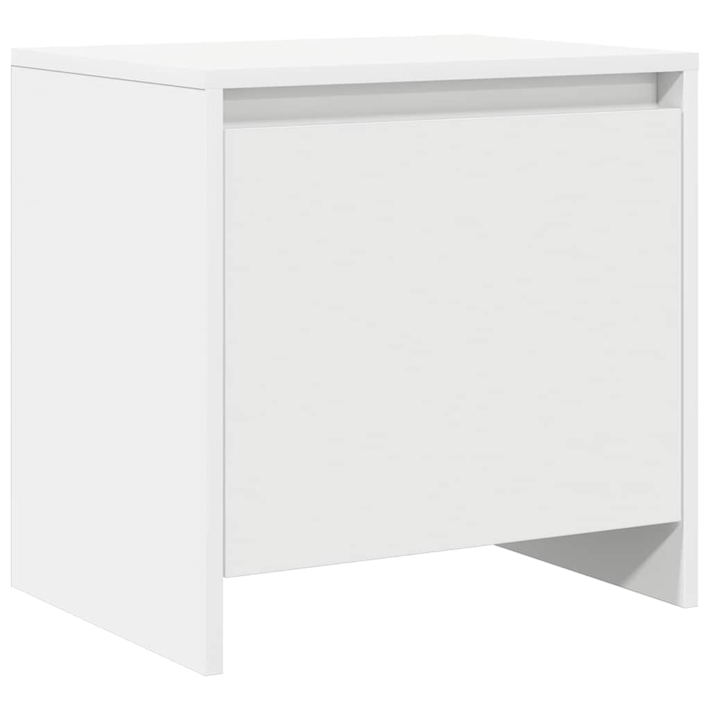 Bedside Cabinets 2 pcs White 45x34x44.5 cm Engineered Wood