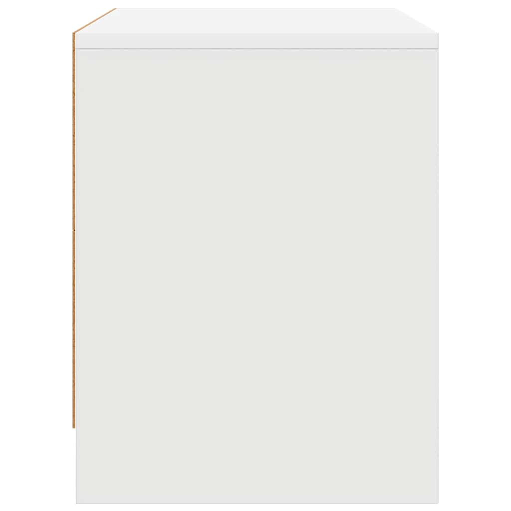 Bedside Cabinets 2 pcs White 45x34x44.5 cm Engineered Wood
