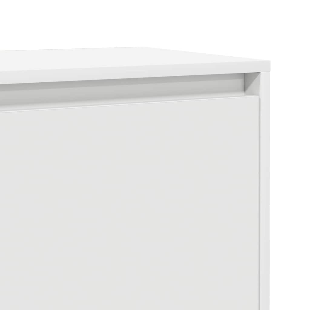 Bedside Cabinets 2 pcs White 45x34x44.5 cm Engineered Wood