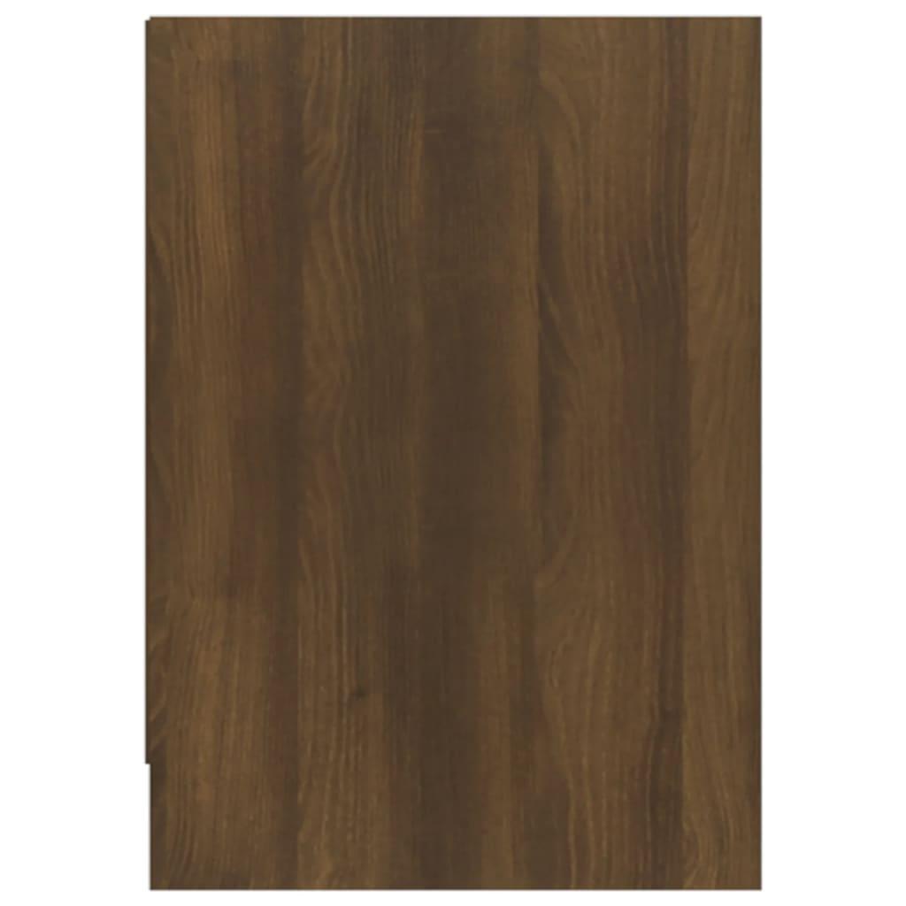 TV Cabinet Brown Oak 146.5x35x50 cm Engineered Wood