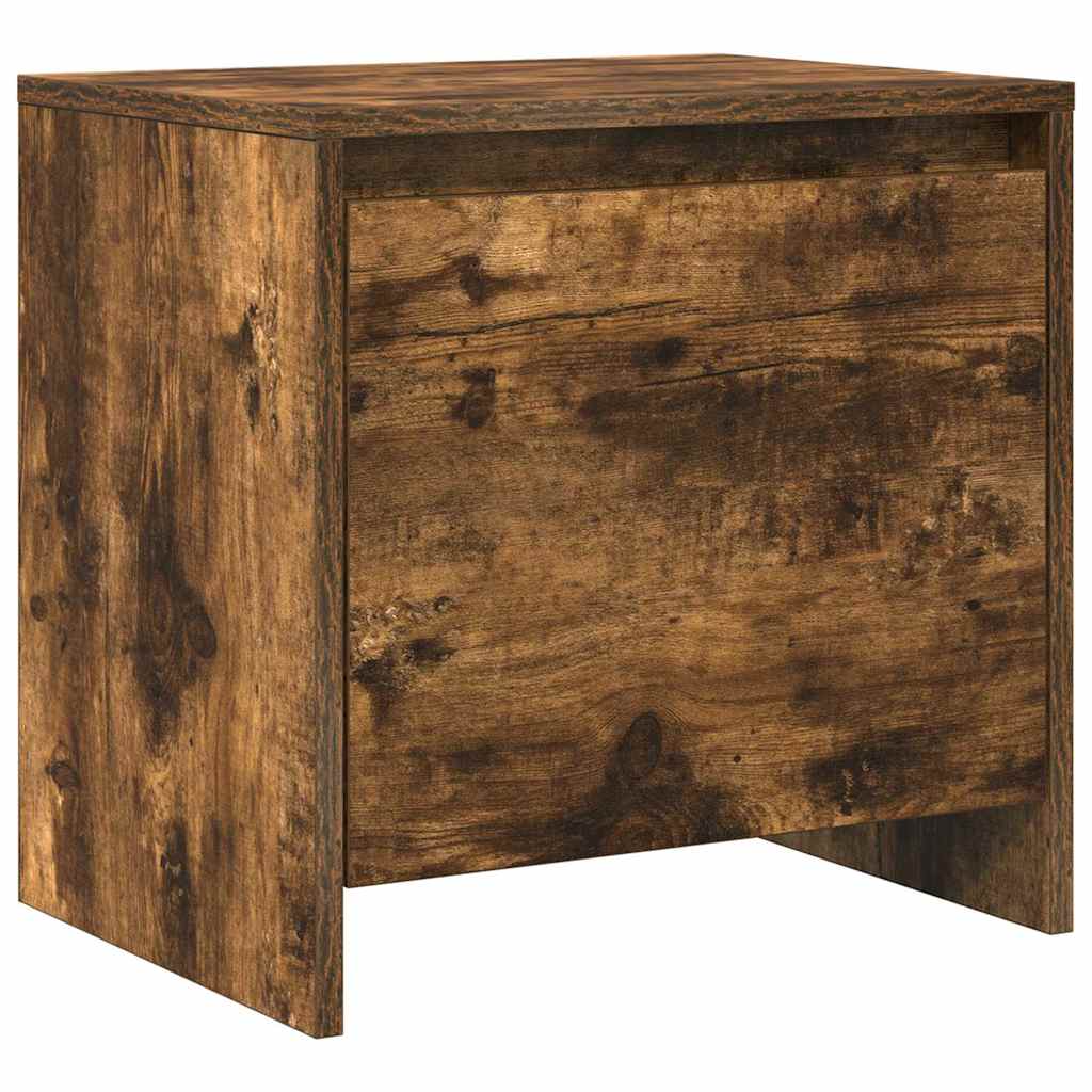 Bedside Cabinets 2 pcs Smoked Oak 45x34x44.5 cm Engineered Wood