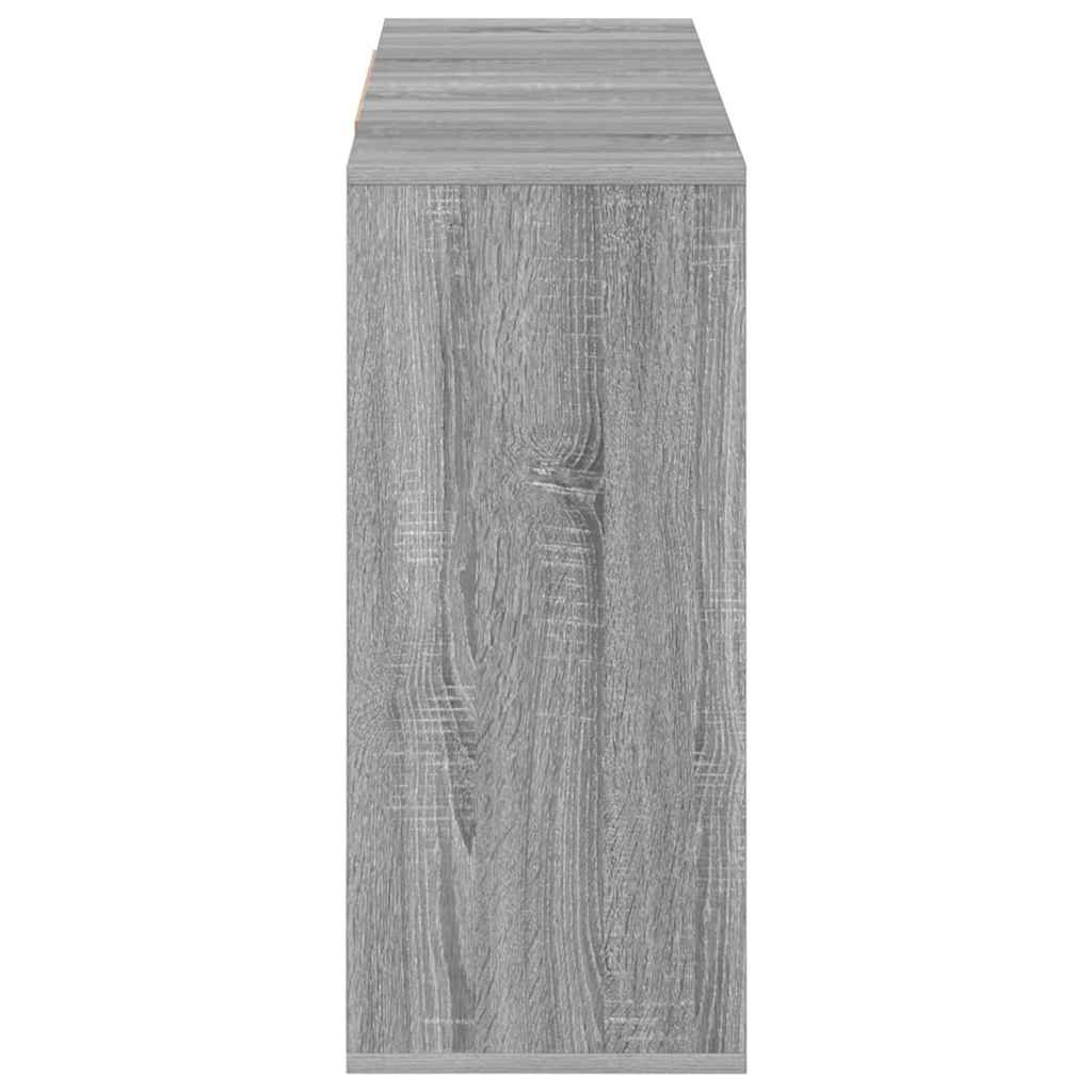 Sideboard Grey Sonoma 120x30x75 cm Engineered Wood