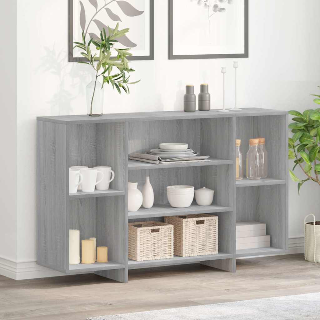 Sideboard Grey Sonoma 120x30x75 cm Engineered Wood