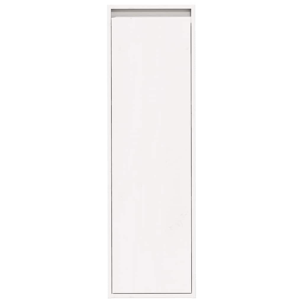 Wall Cabinets 2 pcs White 30x30x100 cm Solid Wood Pine