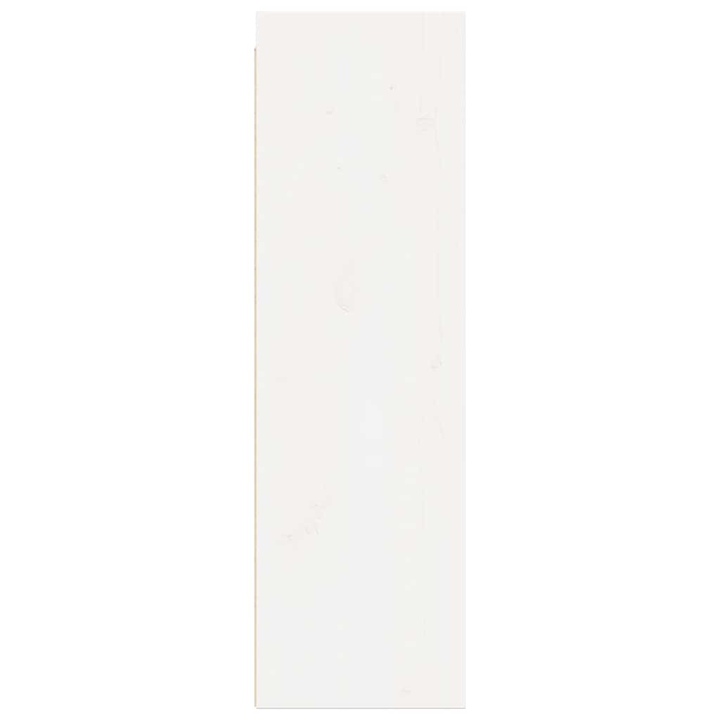 Wall Cabinets 2 pcs White 30x30x100 cm Solid Wood Pine