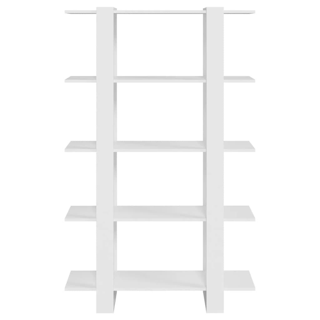 Book Cabinet/Room Divider White 100x30x160 cm