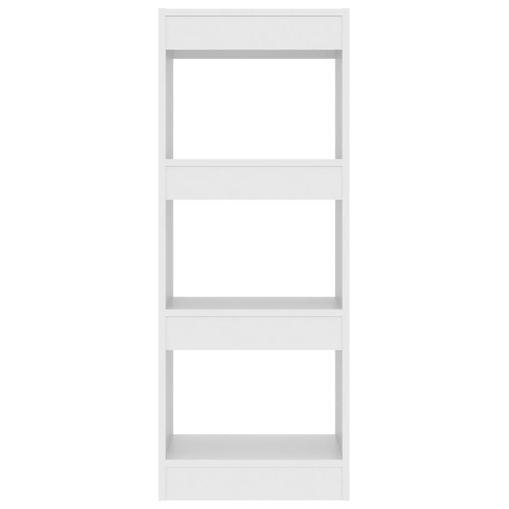 Book Cabinet/Room Divider White 40x30x103 cm Engineered Wood