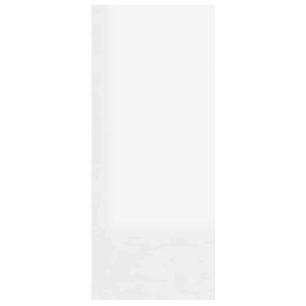 Book Cabinet/Room Divider High Gloss White 60x30x72 cm
