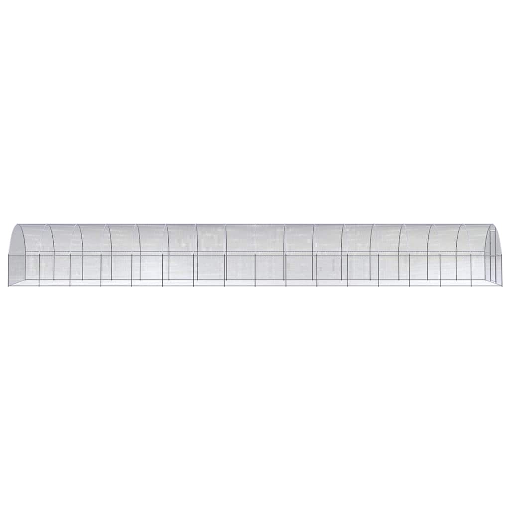 Outdoor Chicken Coop 3x16x2 m Galvanised Steel