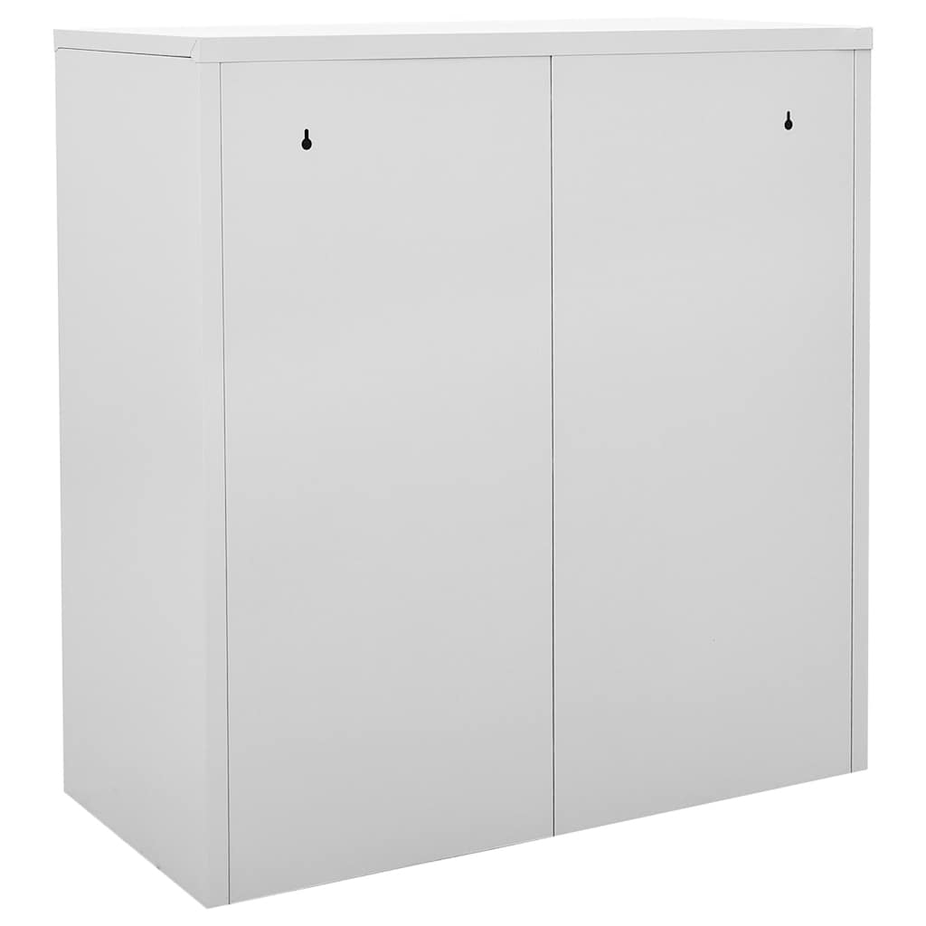 Locker Cabinets 5 pcs Light Grey 90x45x92.5 cm Steel