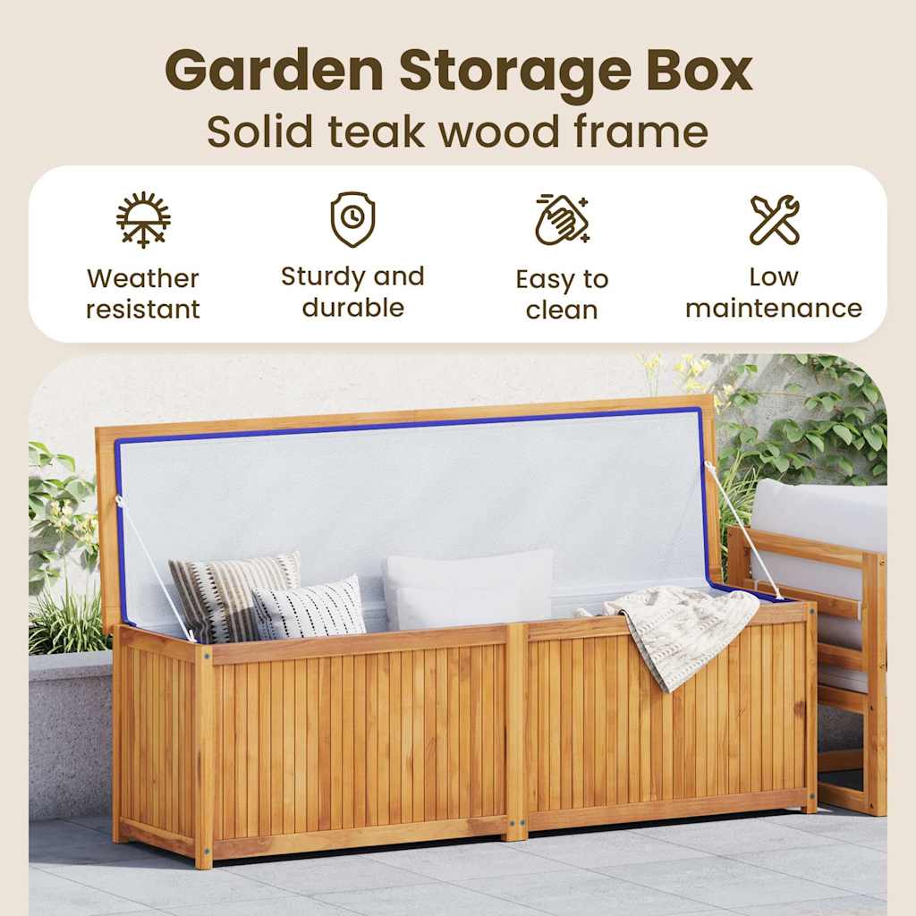 Garden Box 175x50x55 cm Solid Wood Teak