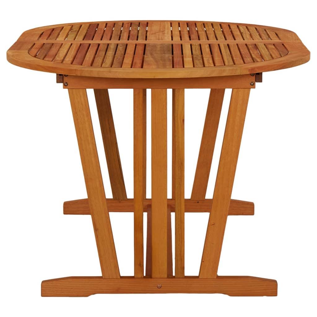 Garden Table 200x100x75 cm Solid Wood Eucalyptus