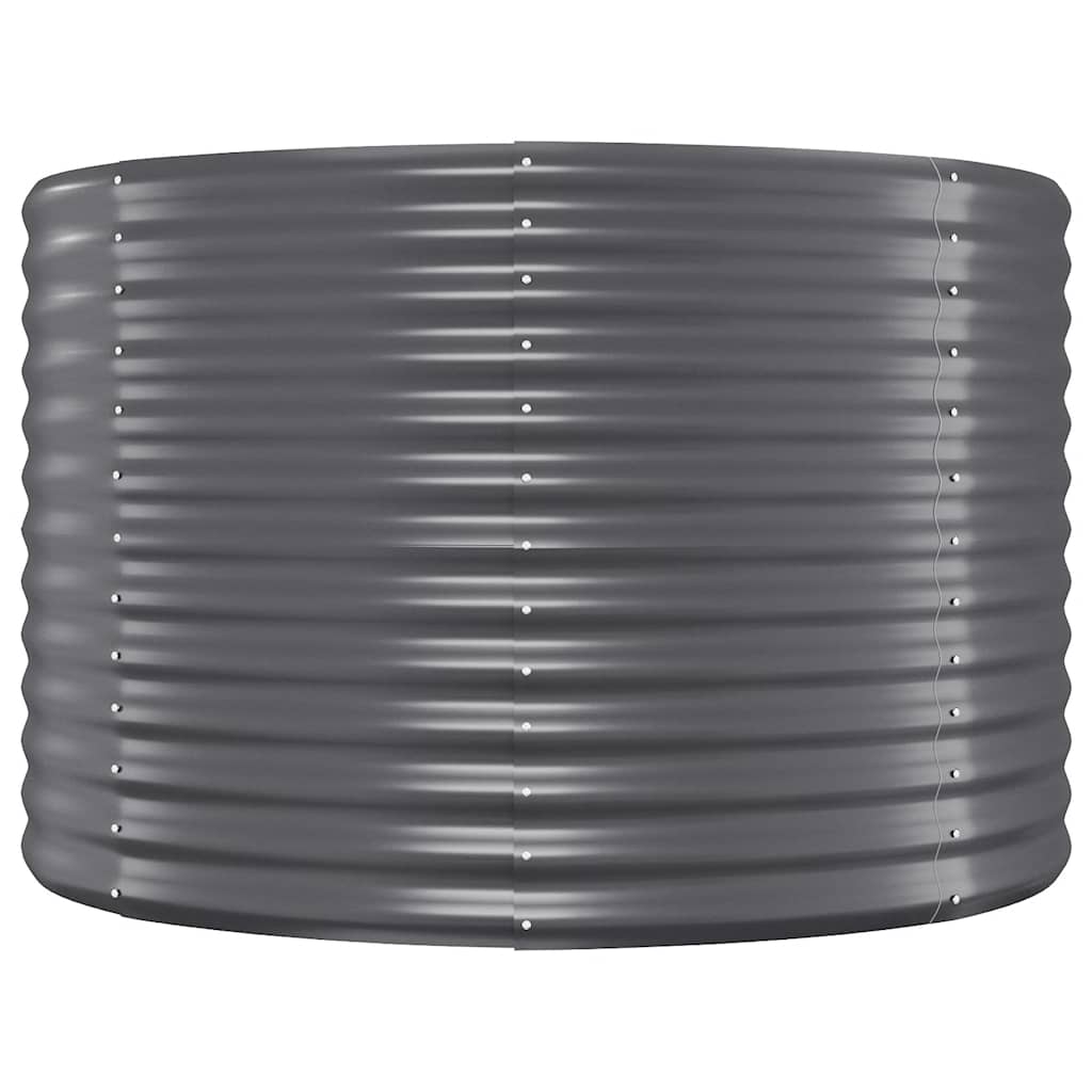 Garden Raised Bed Galvanised Steel 175x100x68 cm Anthracite