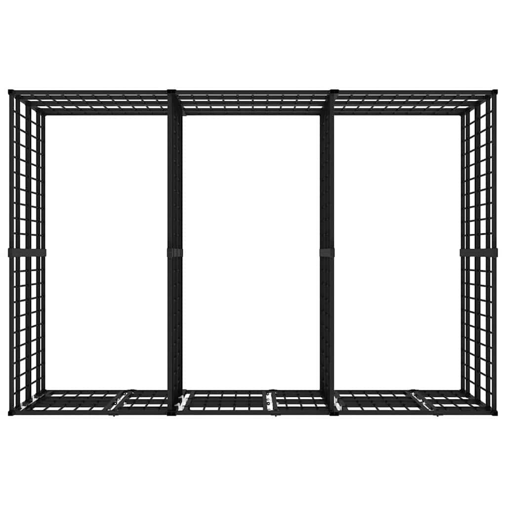 Outdoor Dog Kennel Steel 7,37 m²