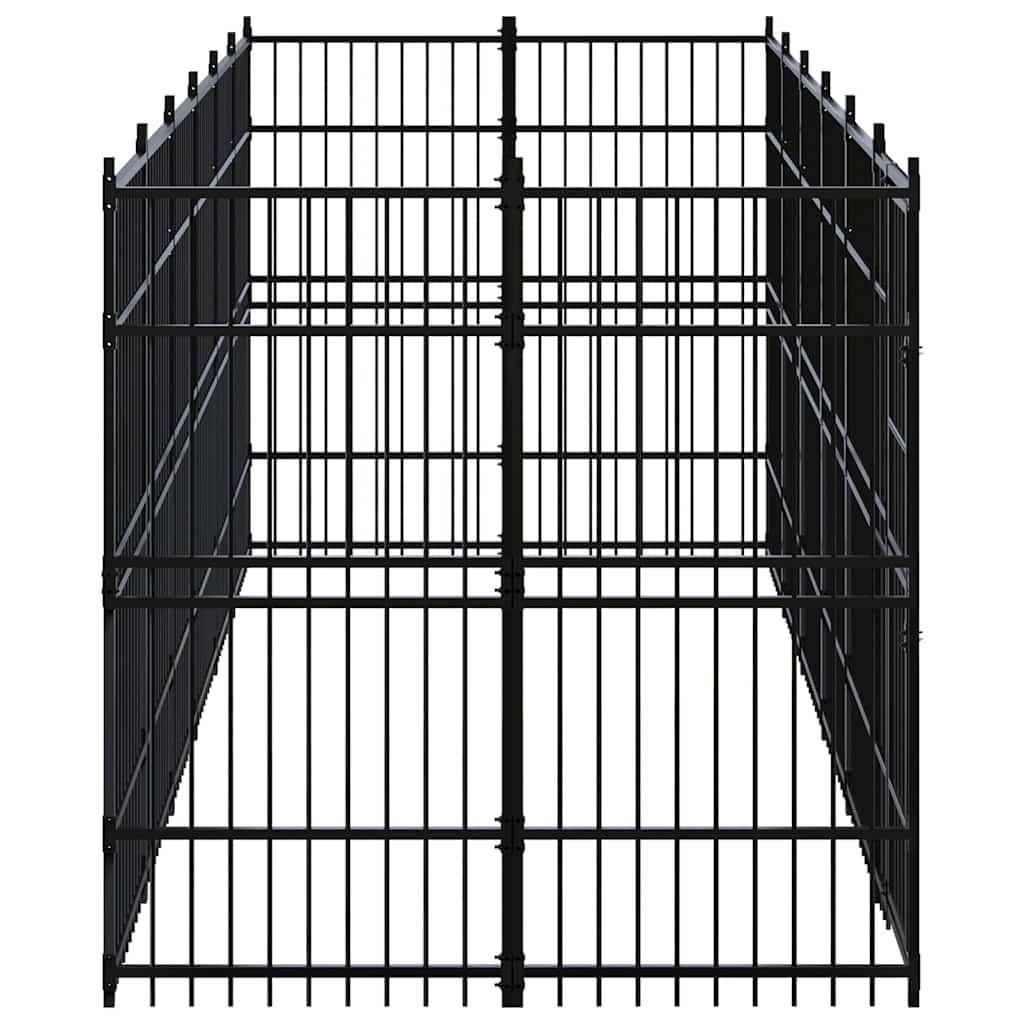Outdoor Dog Kennel Steel 11,06 m²