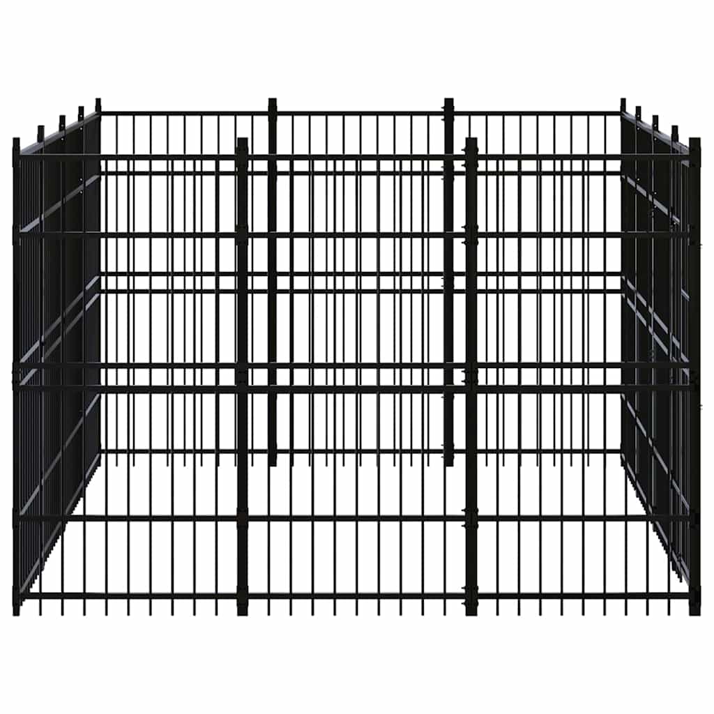 Outdoor Dog Kennel Steel 11,06 m²