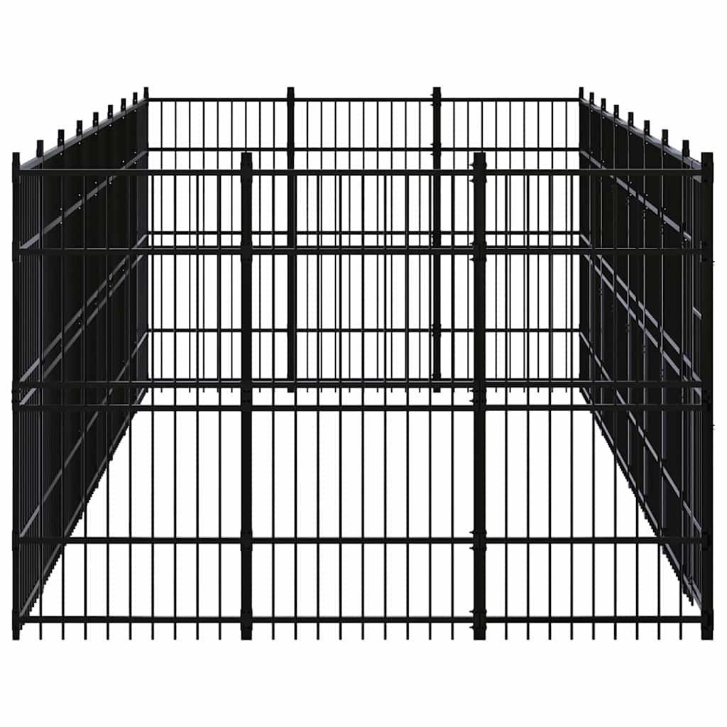 Outdoor Dog Kennel Steel 22,12 m²