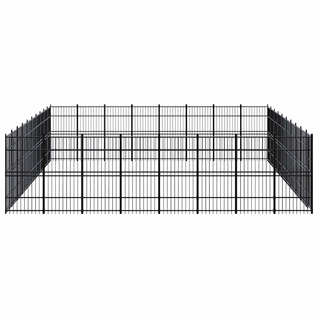Outdoor Dog Kennel Steel 73,73 m²