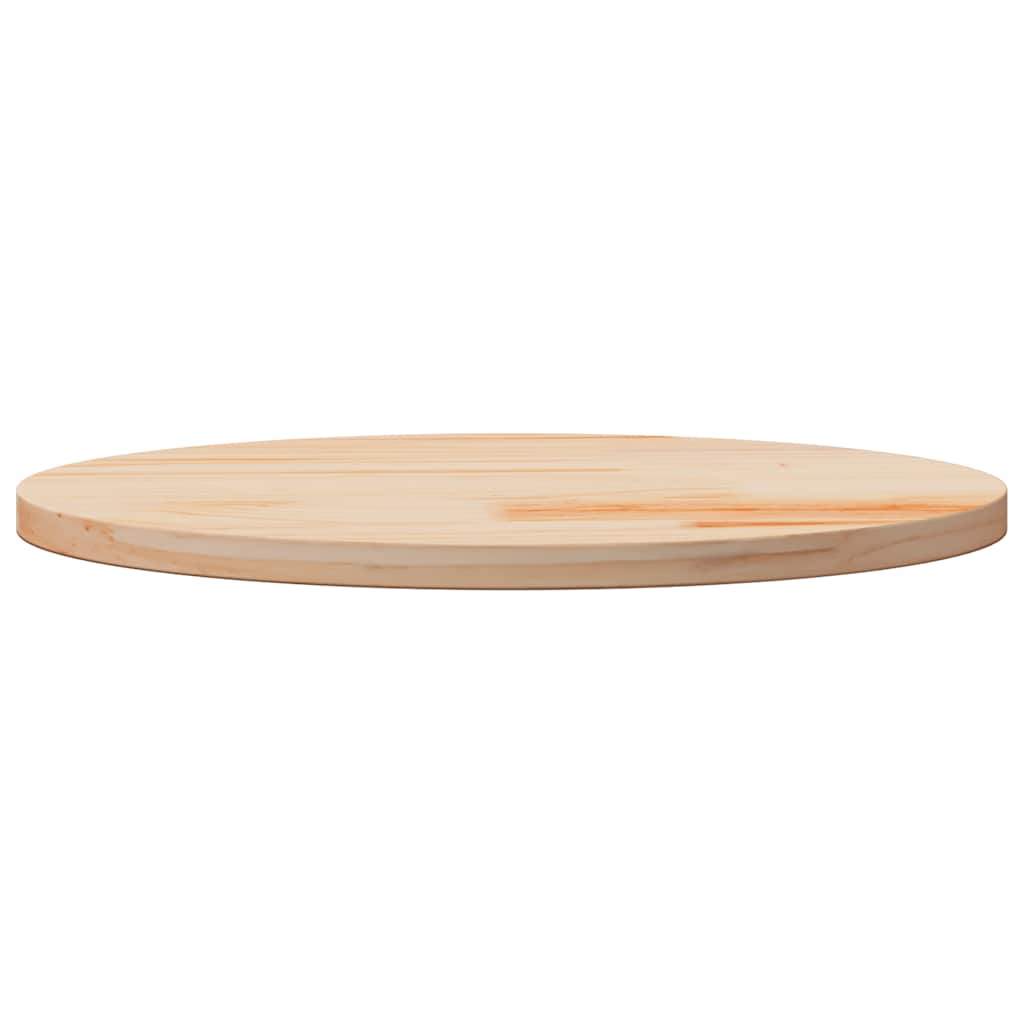 Table Top Ø60x2.5 cm Solid Wood Pine