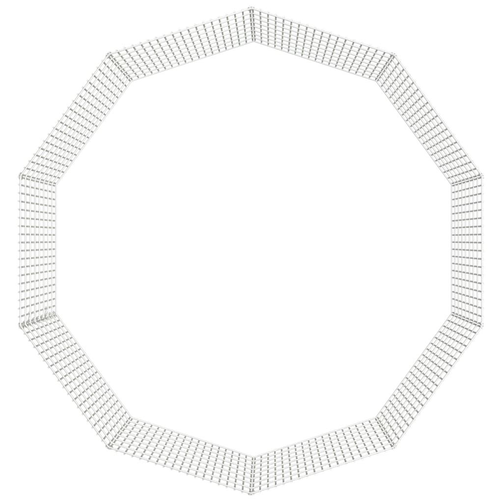 Free Range Animal Enclosure 10-Panel 54x80 cm Galvanised Iron