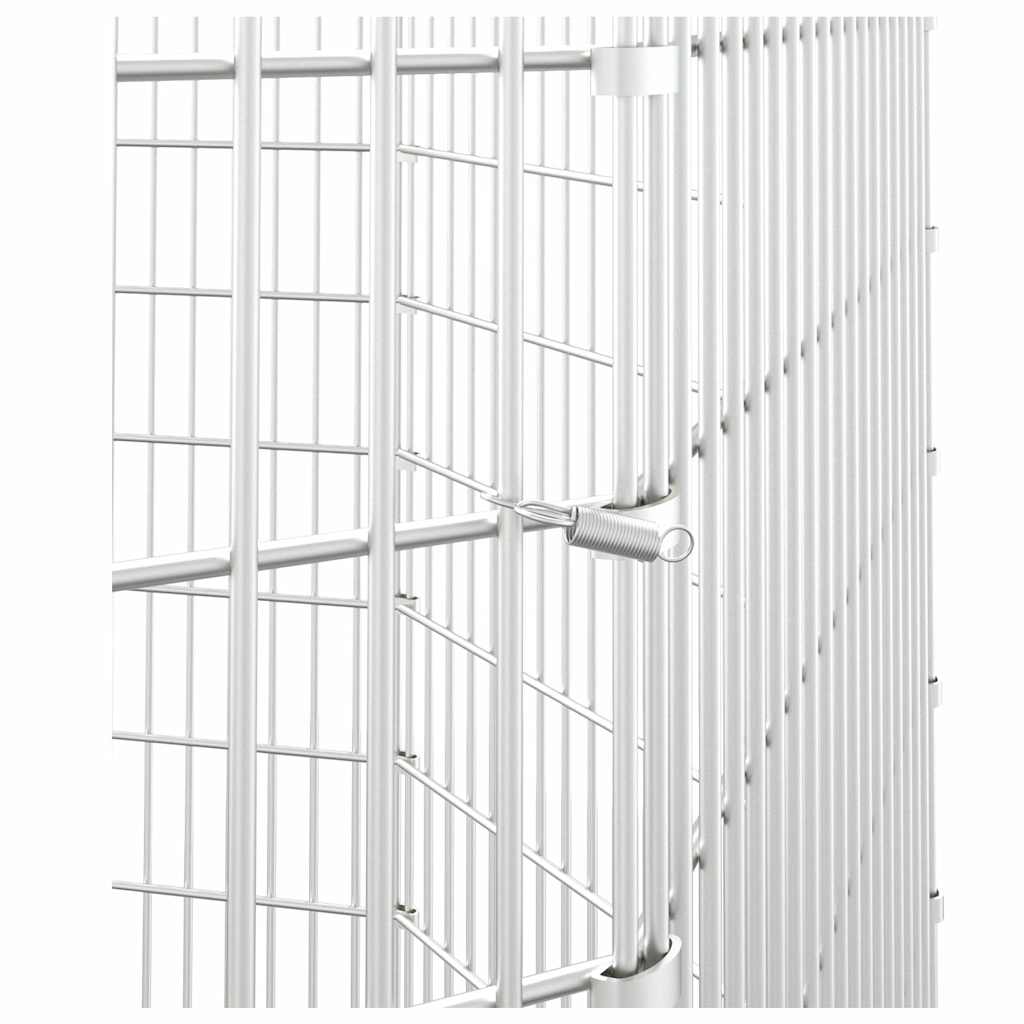 Free Range Animal Enclosure 8-Panel 54x100 cm Galvanised Iron