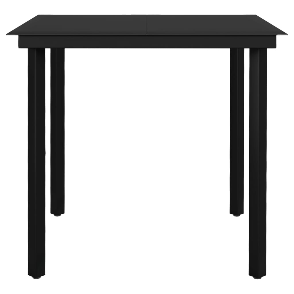 3 Piece Garden Dining Set Brown