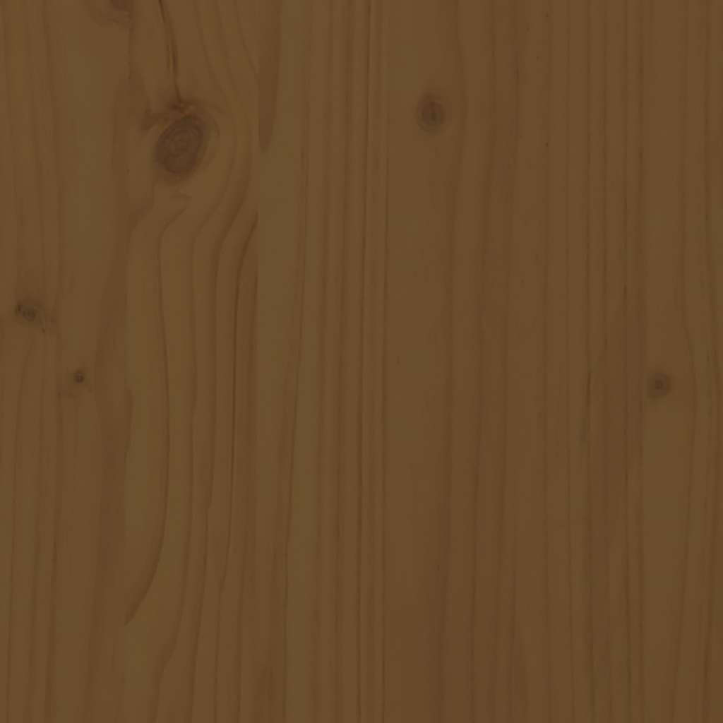 TV Cabinet Honey Brown 110.5x35x44 cm Solid Wood Pine