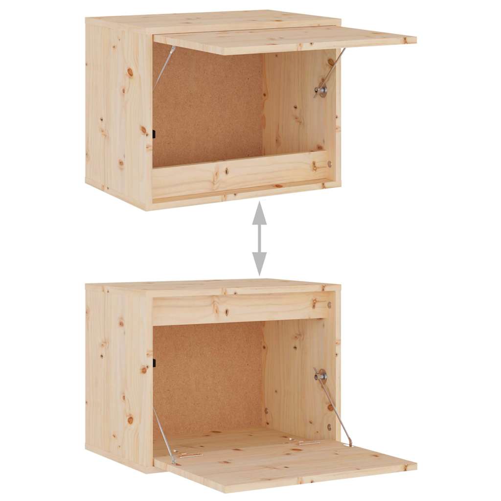 3 Piece TV Cabinet Set Solid Wood Pine