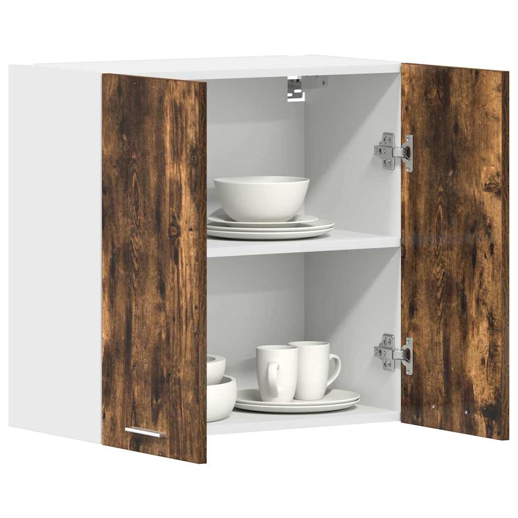 Hanging Cabinet Lyon Smoked Oak 60x31x60 cm Engineered Wood