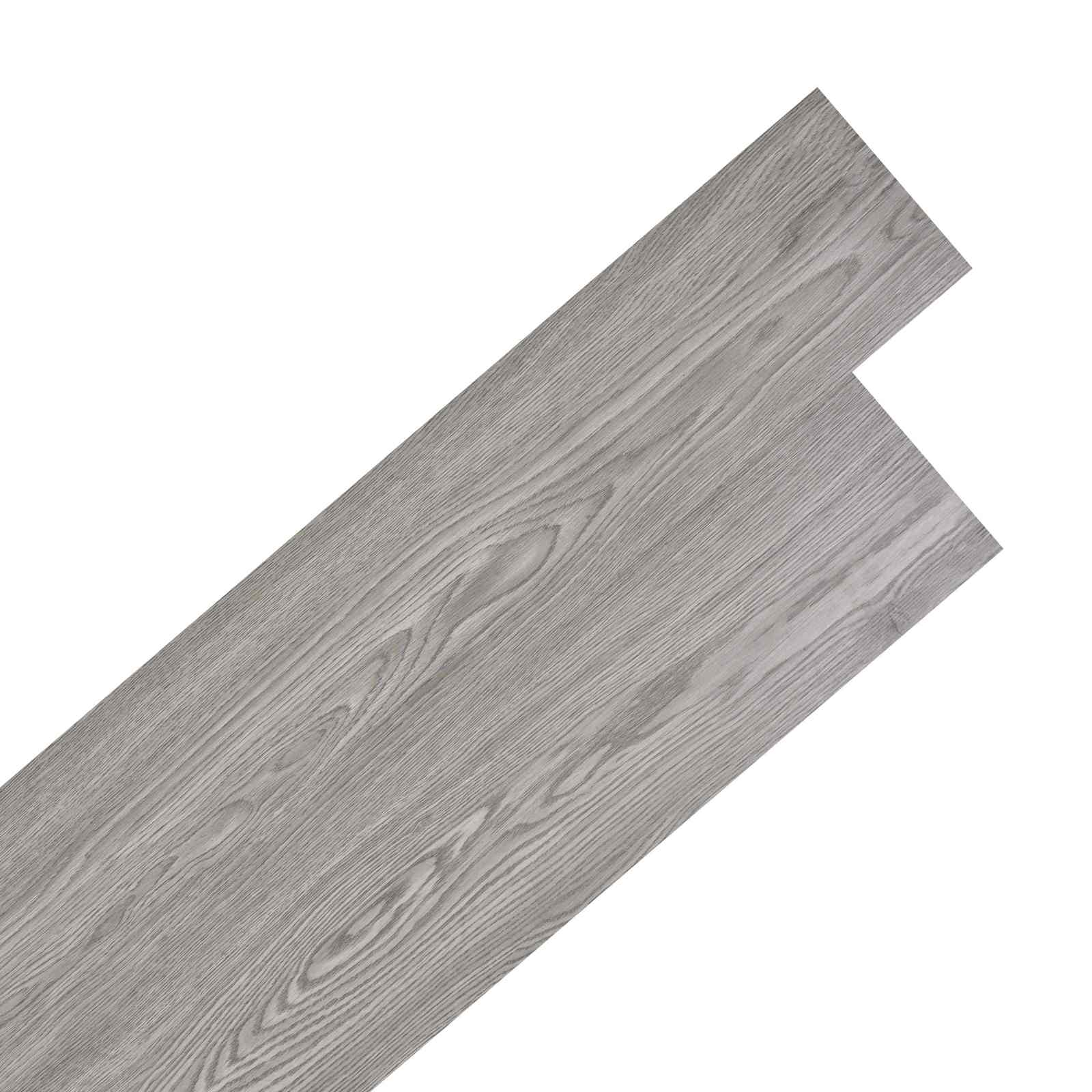 Flooring Planks 18 pcs Dark Grey 2.51 m² PVC