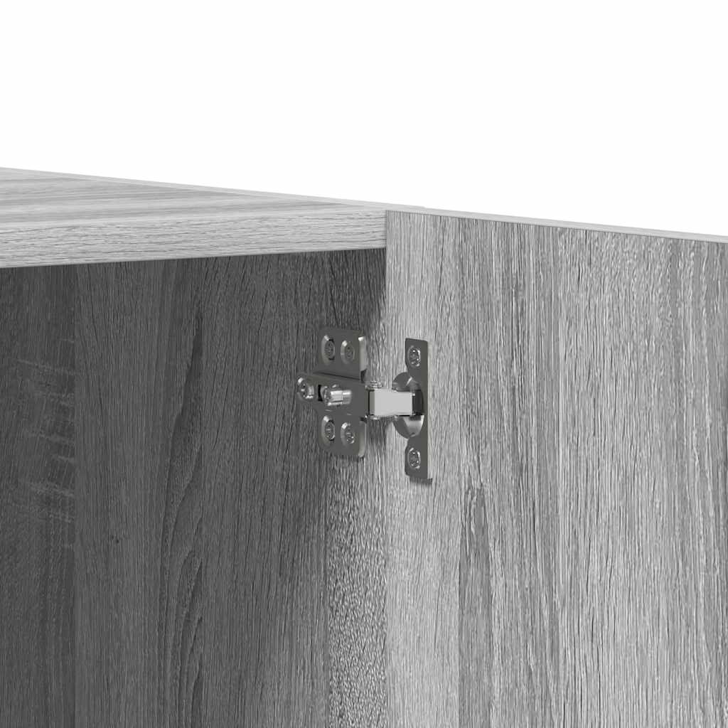 Wardrobe Grey Sonoma 80x52x180 cm Engineered Wood
