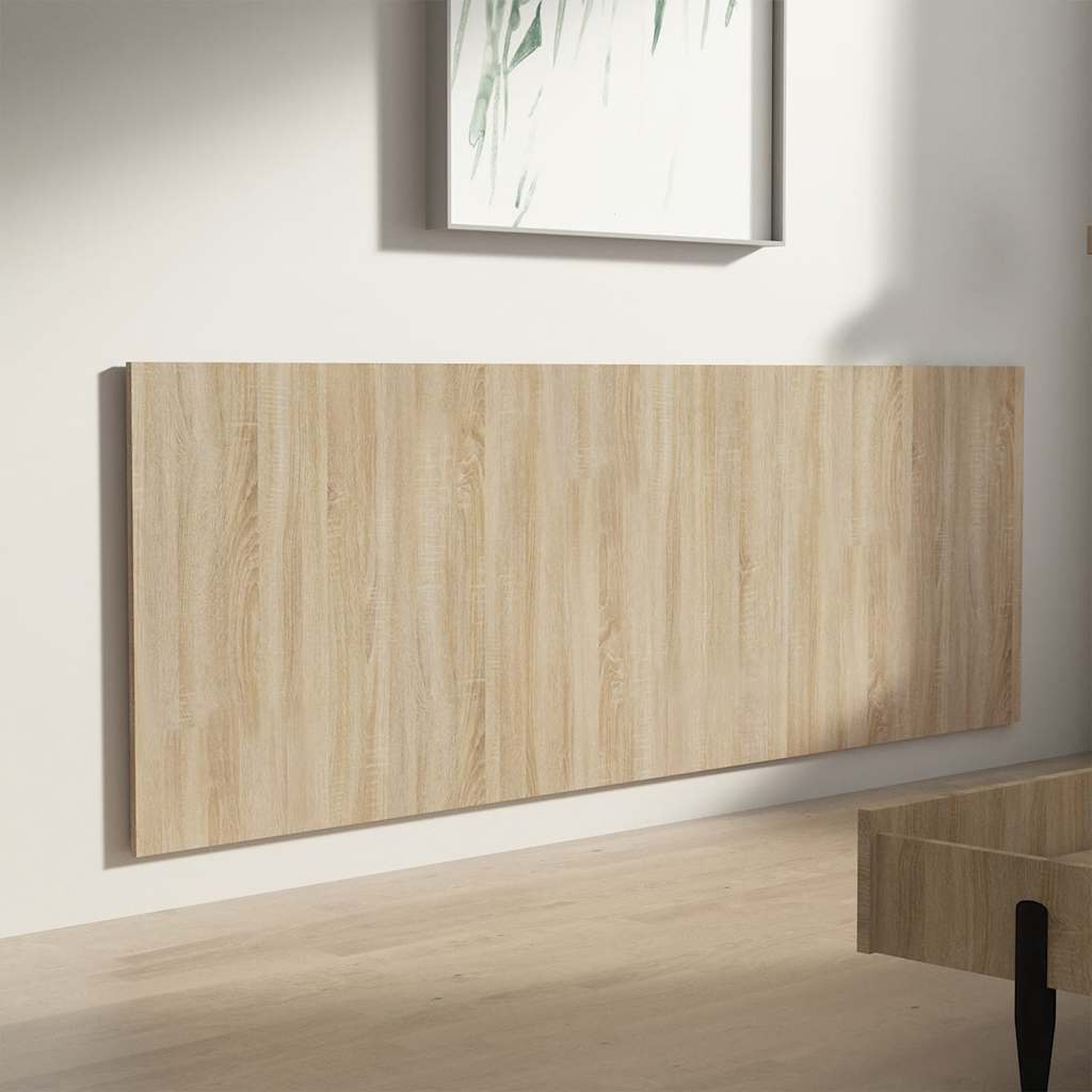 Wall Headboard Sonoma Oak 240 cm Engineered Wood