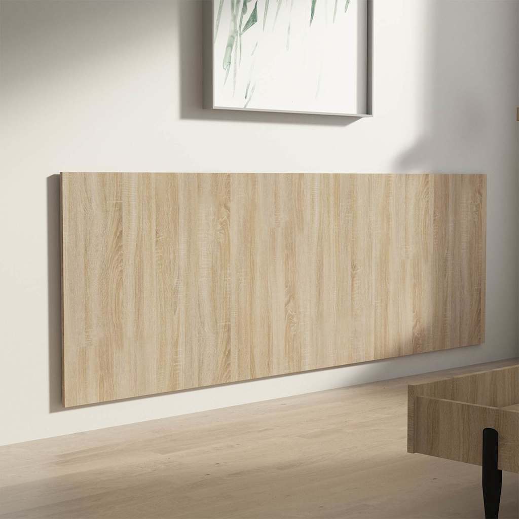 Wall Headboard Sonoma Oak 240 cm Engineered Wood