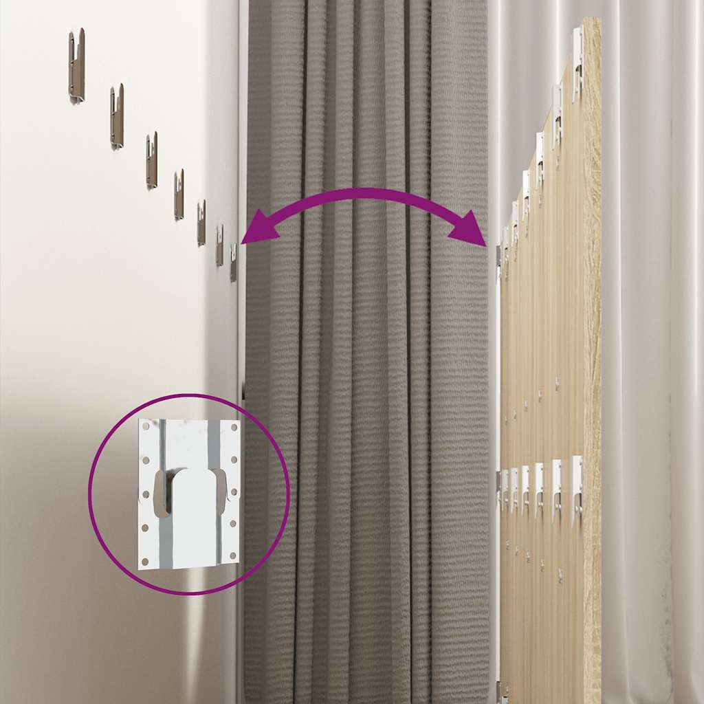 Wall Headboard Sonoma Oak 240 cm Engineered Wood