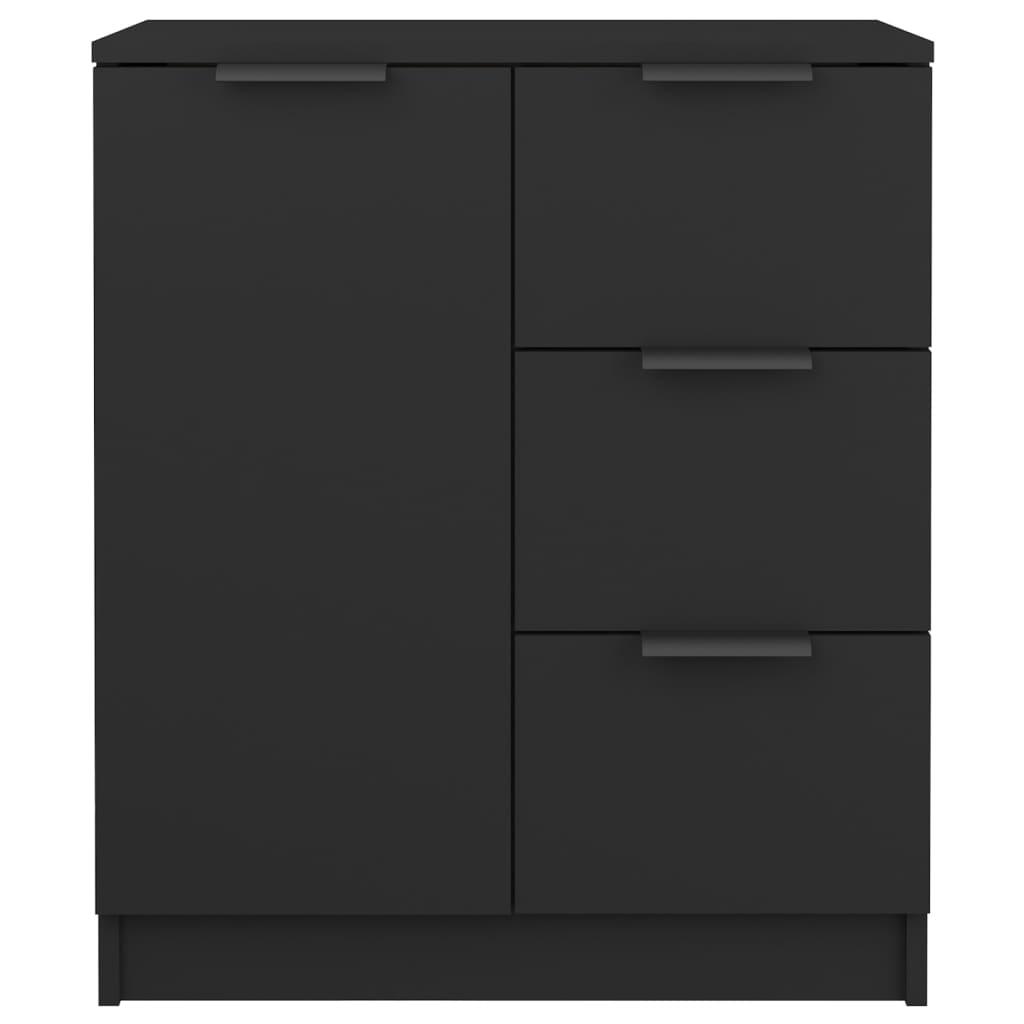 Sideboard Black 60x30x70 cm Engineered Wood