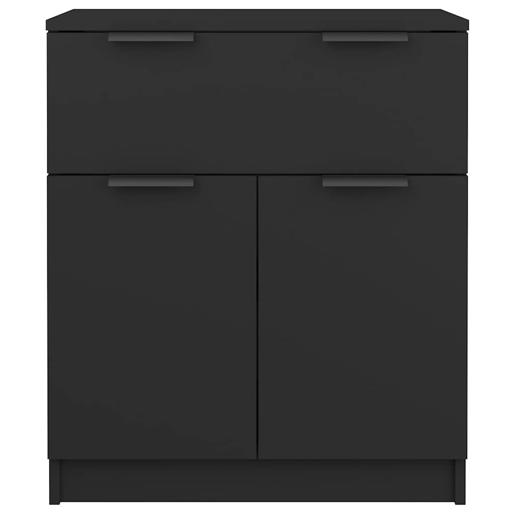 Sideboard Black 60x30x70 cm Engineered Wood