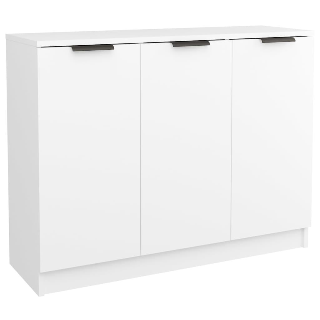 Sideboard White 90.5x30x70 cm Engineered Wood