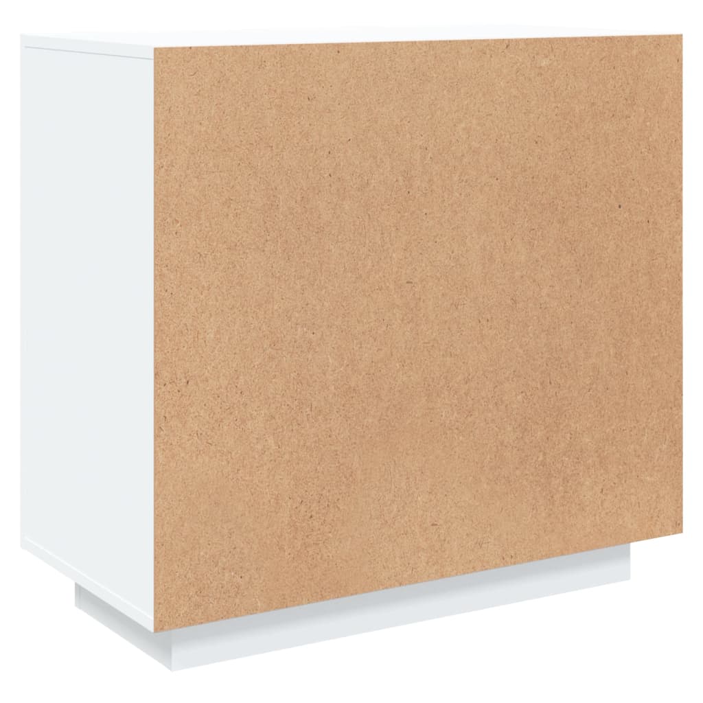 Sideboard White 80x40x75 cm Engineered Wood