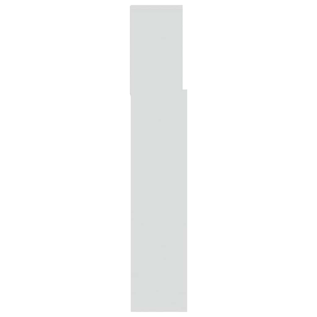 Headboard Cabinet White 120 cm