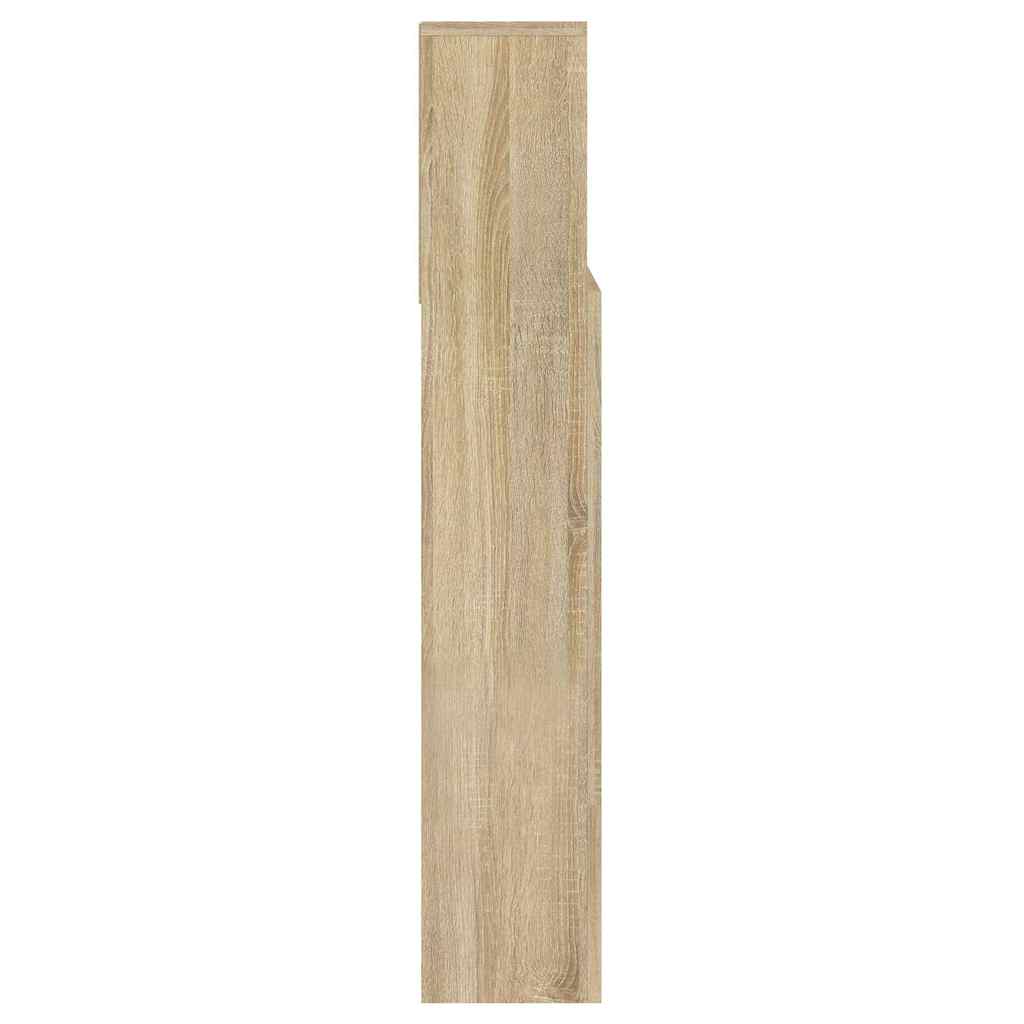Headboard Cabinet Sonoma Oak 140x19x103.5 cm