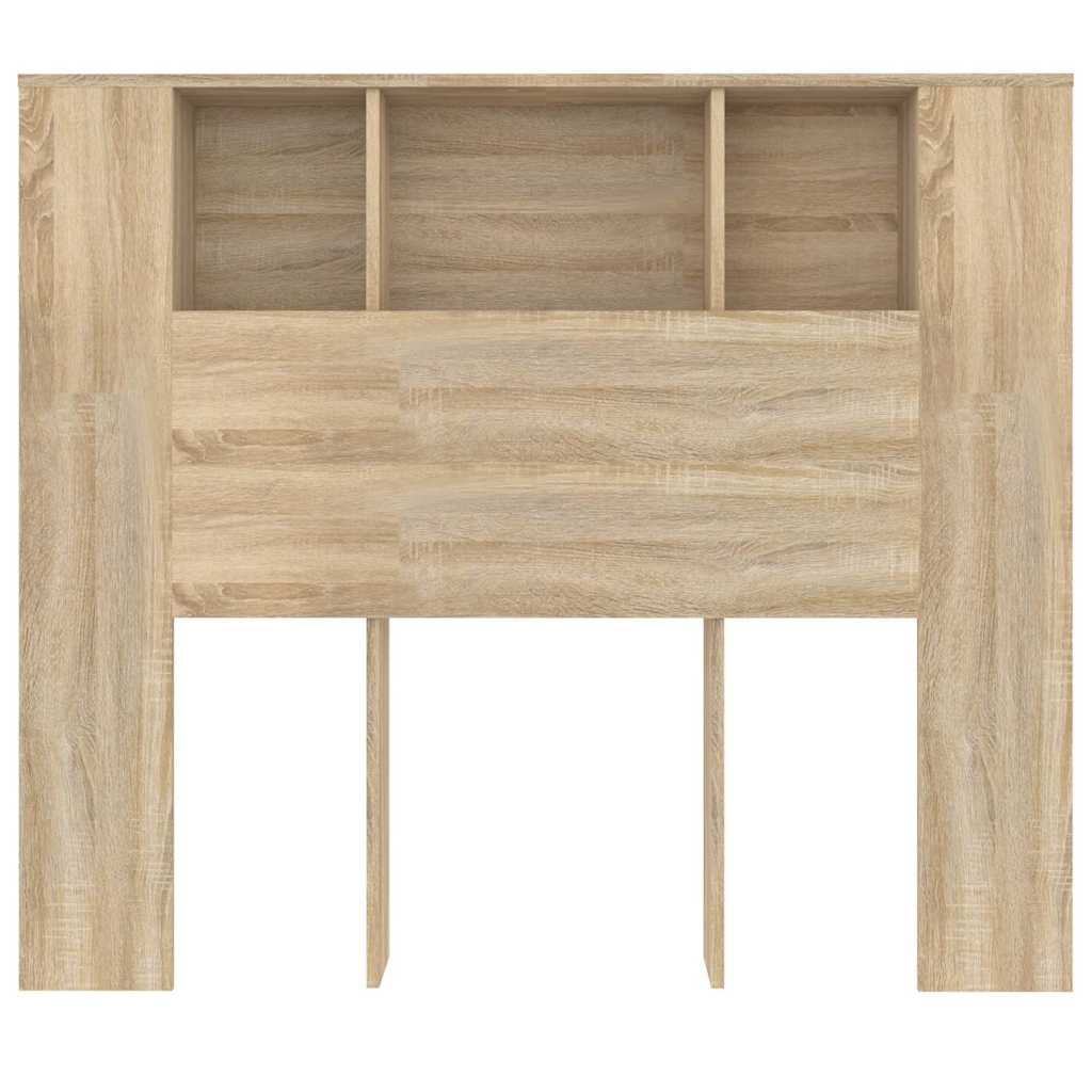 Headboard Cabinet Sonoma Oak 120 cm